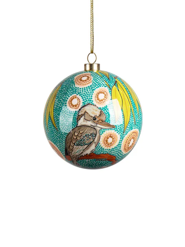 Aboriginal Kookaburra Bauble