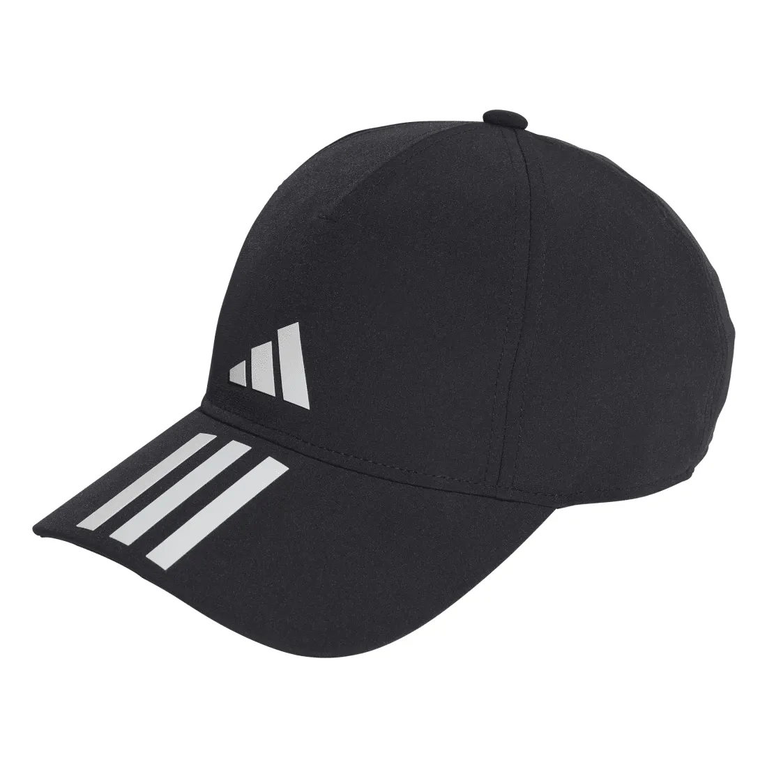 ADIDAS 3-STRIPES AEROREADY RUNNING TRAINING BASEBALL CAP BLACK