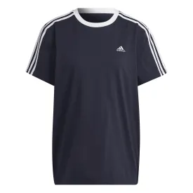 ADIDAS ESSENTIALS 3-STRIPES WOMEN'S T-SHIRT BLUE