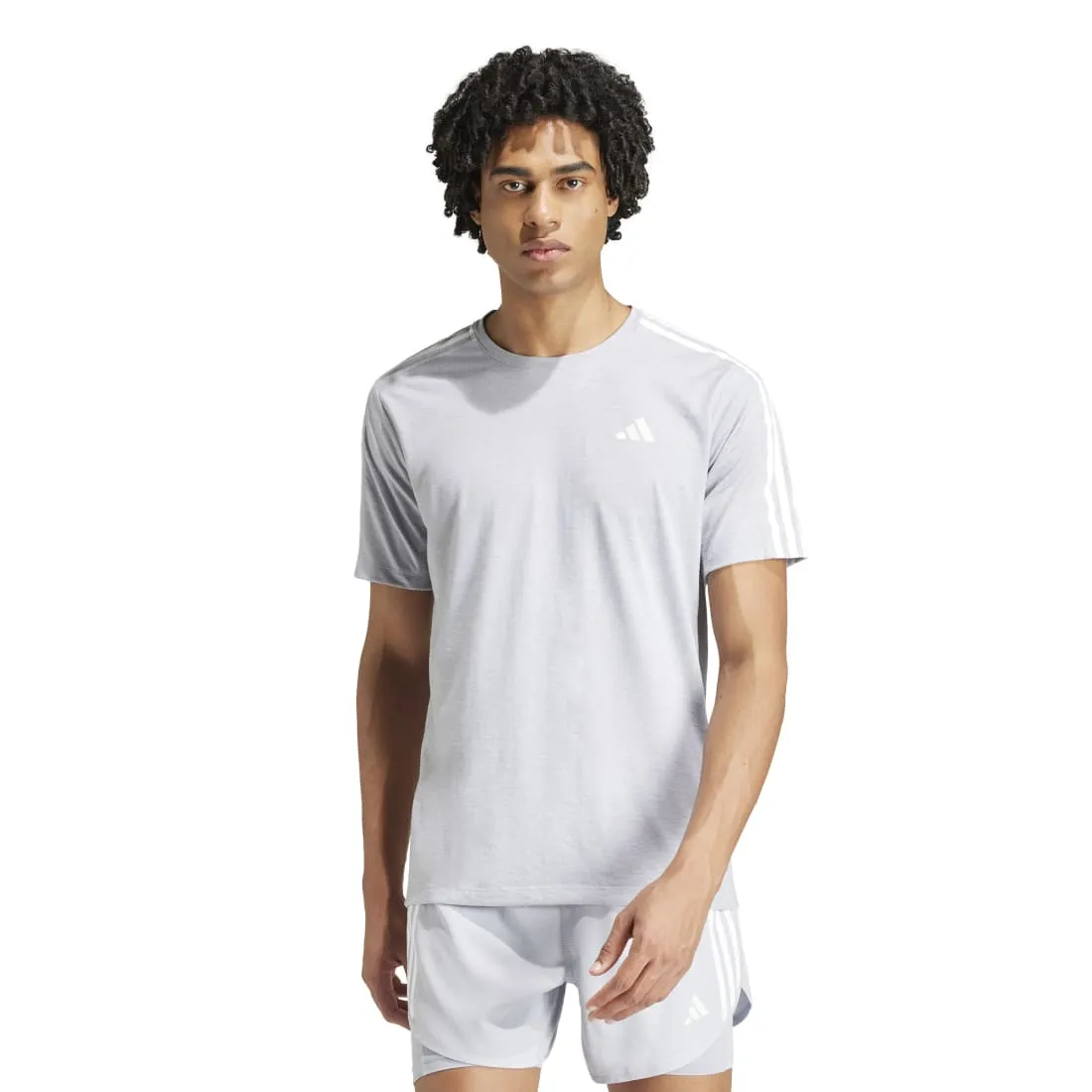 Adidas OTR 3- Stripes Men's Tees SILVER