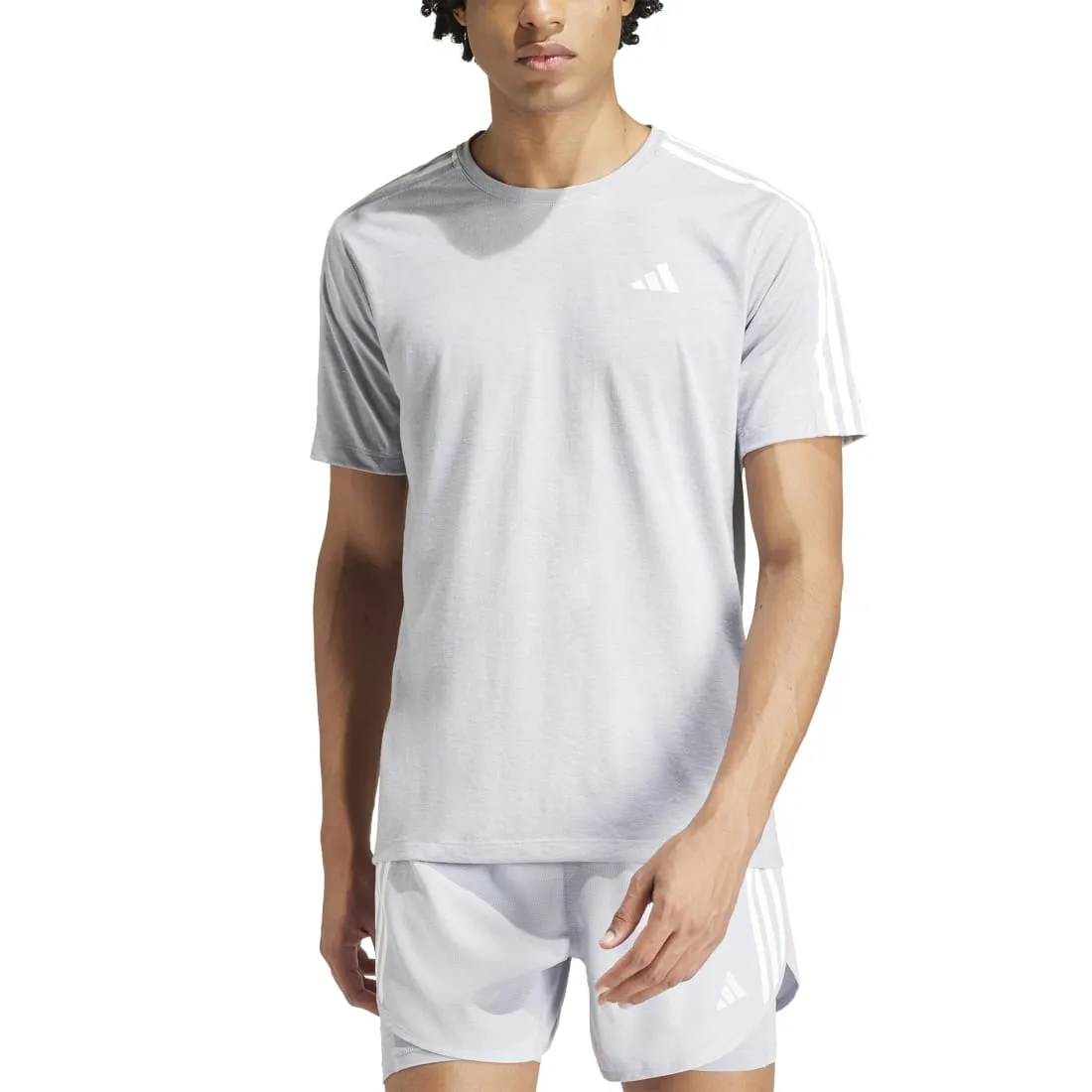 Adidas OTR 3- Stripes Men's Tees SILVER