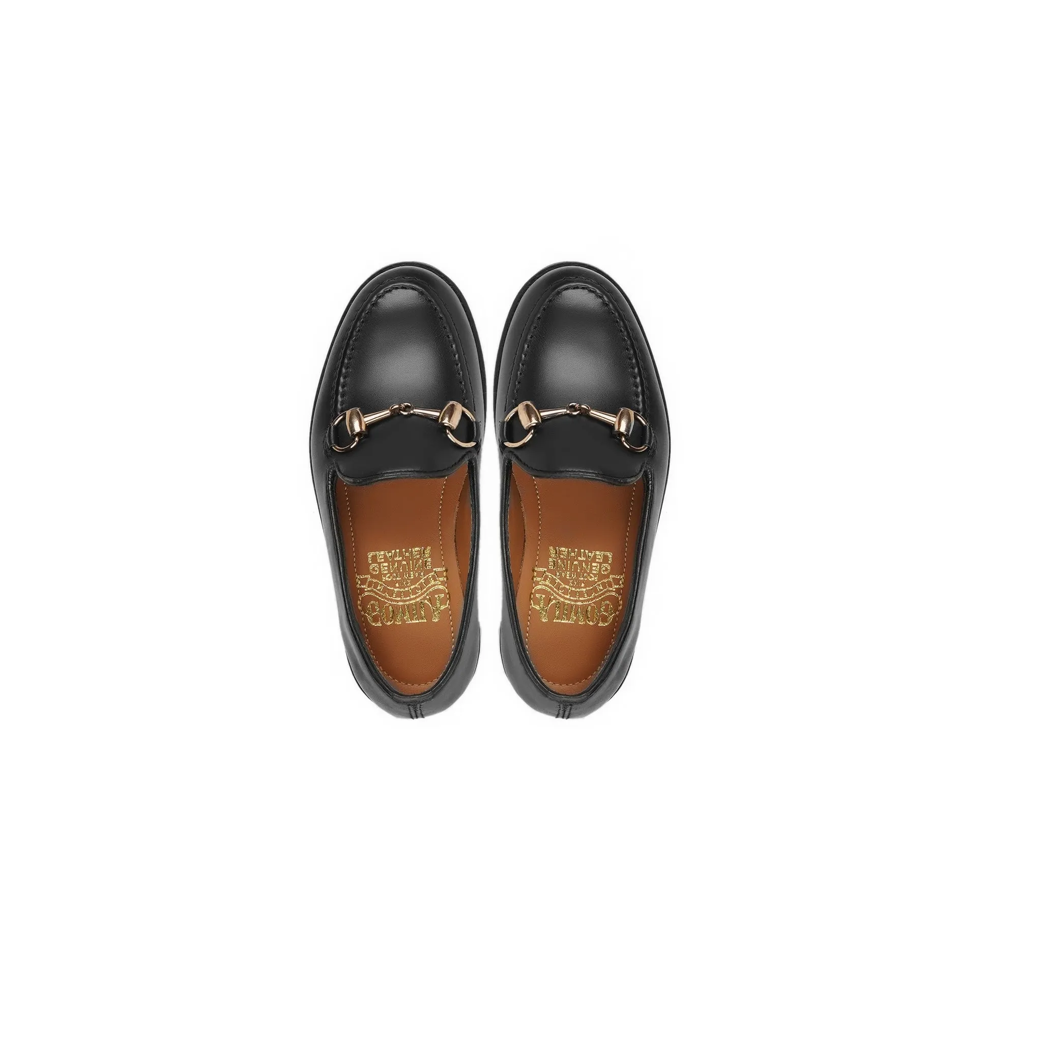 Amethyst - Kid's Black Calf Leather Loafer (5-12 Years Old)