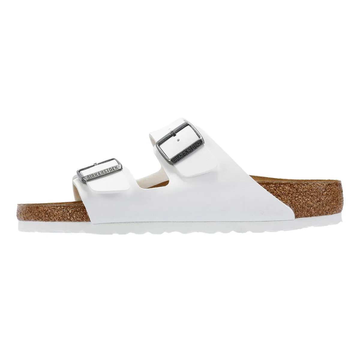 Birkenstock Arizona Birko-Flor Womens White Sandals