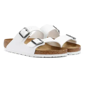 Birkenstock Arizona Birko-Flor Womens White Sandals