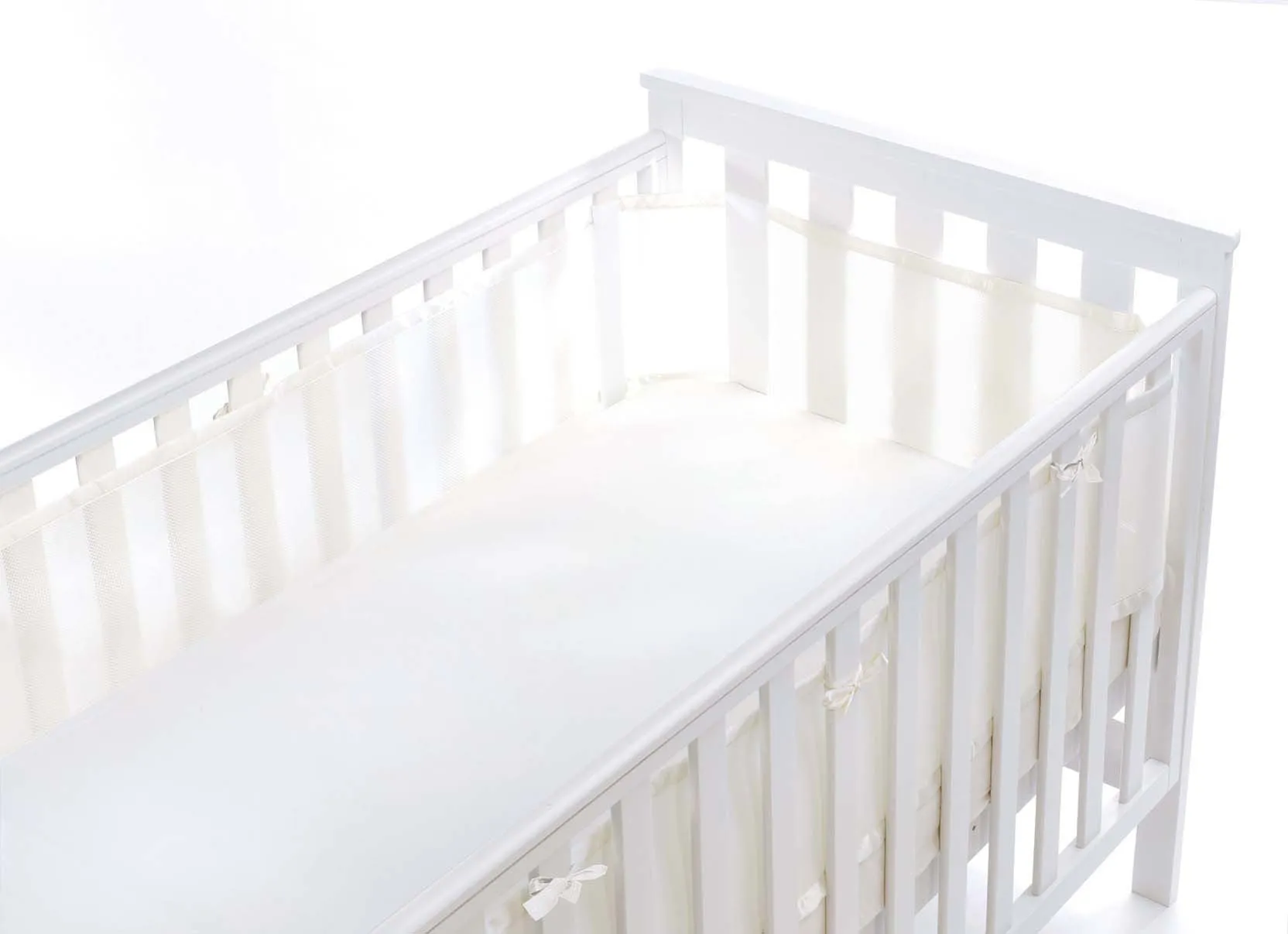 Breathable Baby Four Sided Mesh Cot Liner