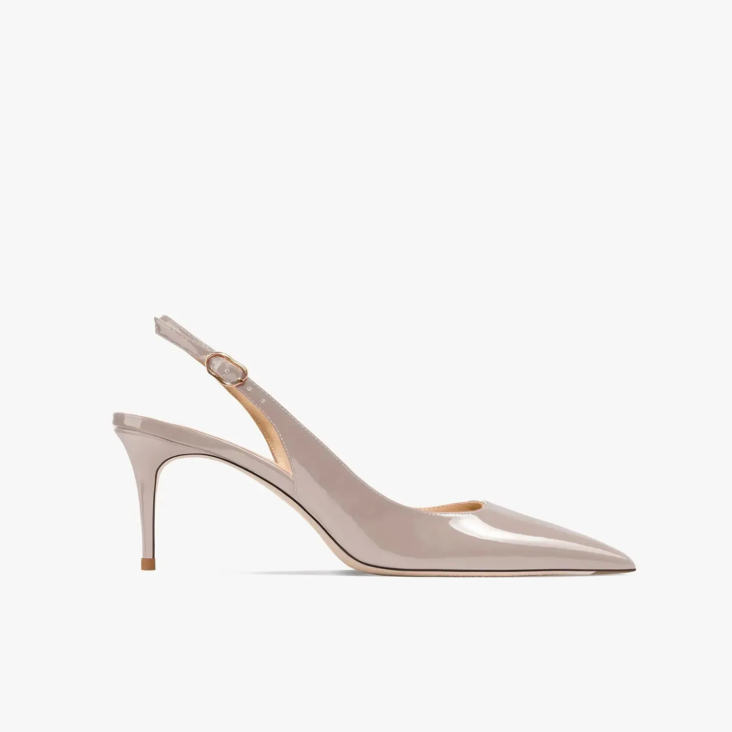 Colletta Grey Slingback Sandals