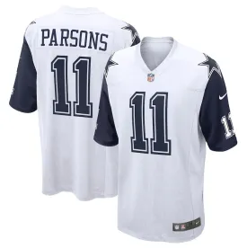 Dallas Cowboys Micah Parsons Alternate Game Jersey - White***