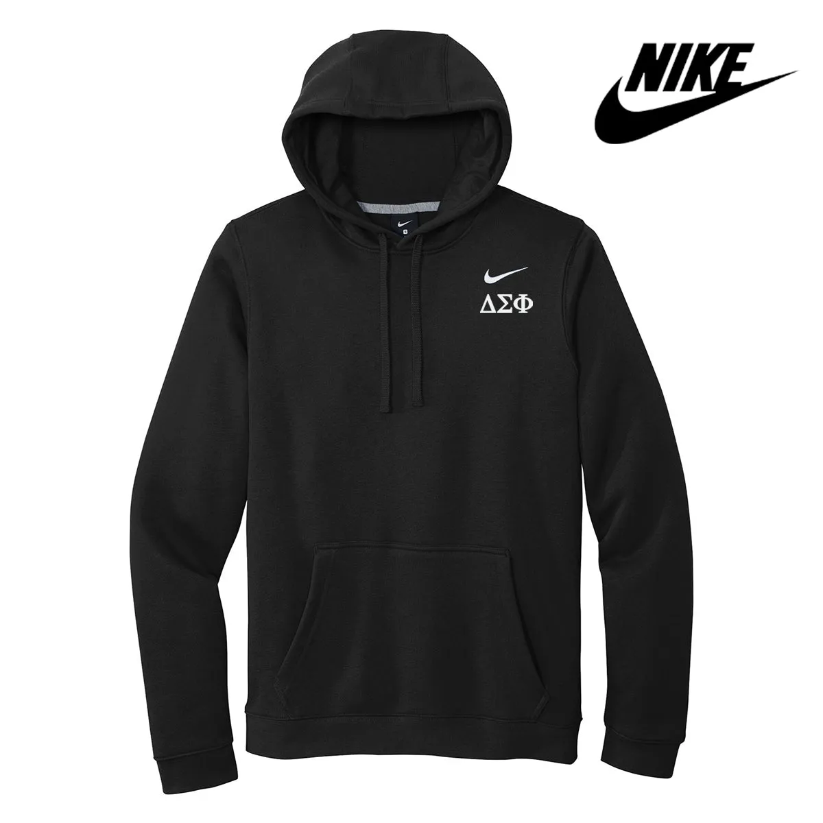 Delta Sig Nike Embroidered Hoodie