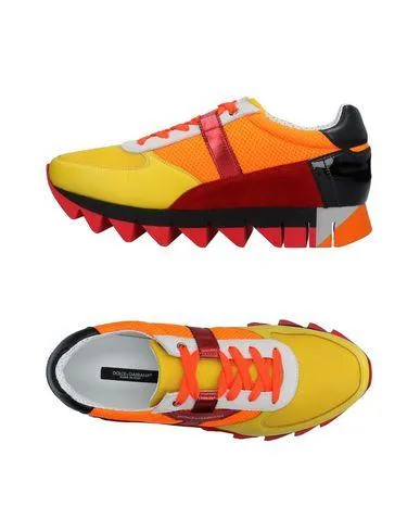 Dolce & Gabbana Man Low-tops & sneakers Yellow 8 UK