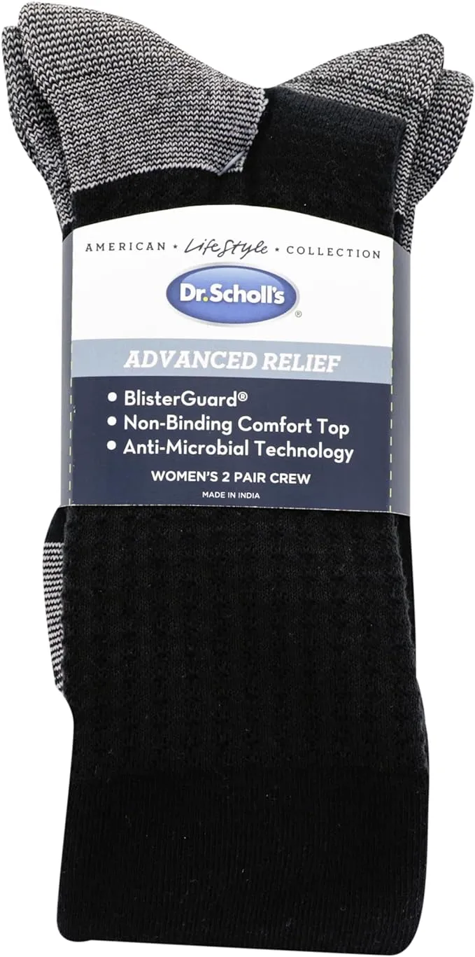 Dr. Scholl's Women's Advanced Relief Blisterguard Socks