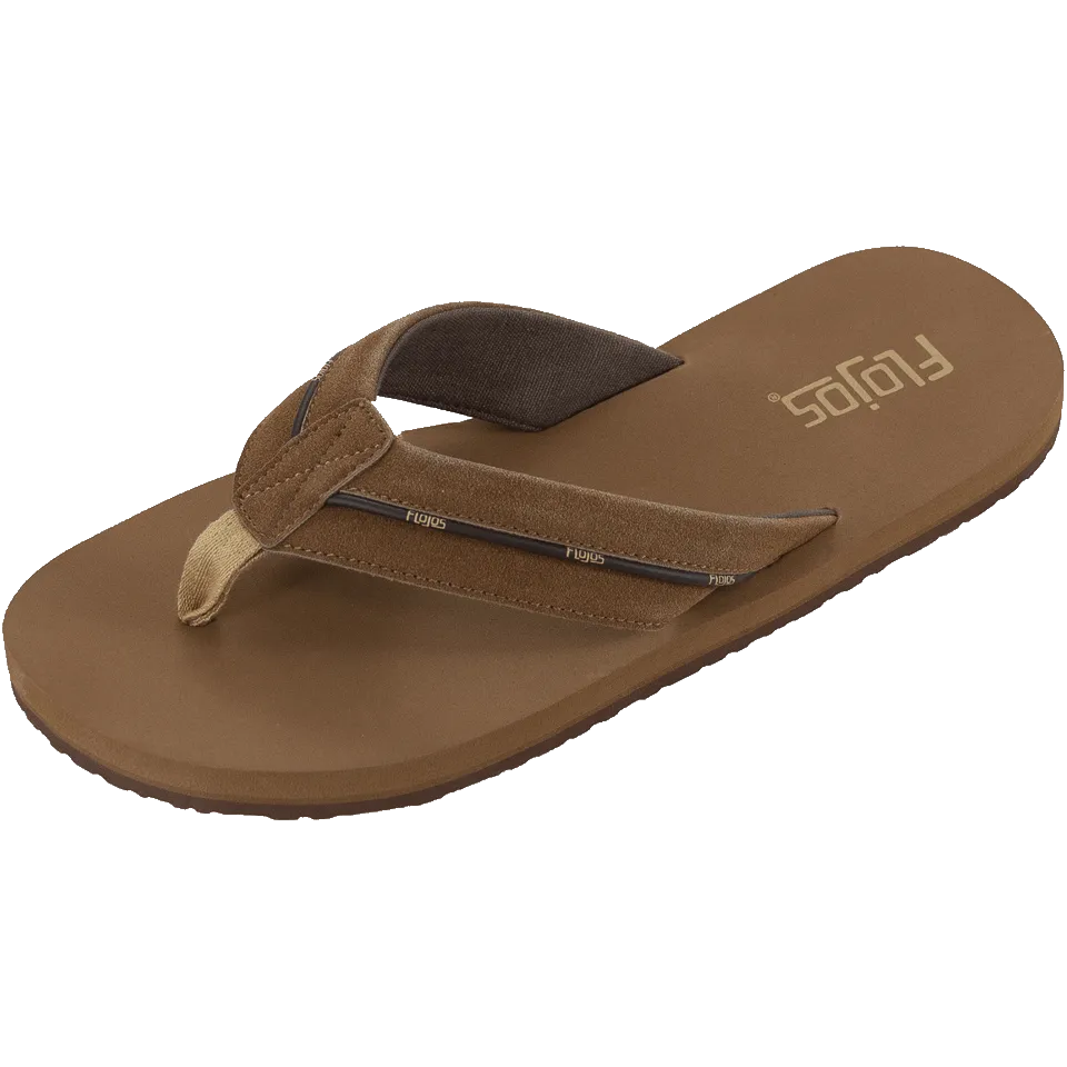 Flojos Mens Kona Brown Tan