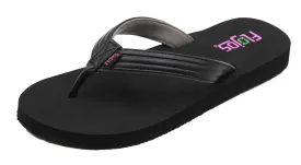 Flojos Womens Dee Black Pink