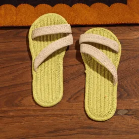 Hand Braided Cotton Stitched Home Slipper 22