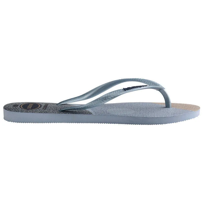 Havaianas Womens Slim Palette Glow Ashley Blue