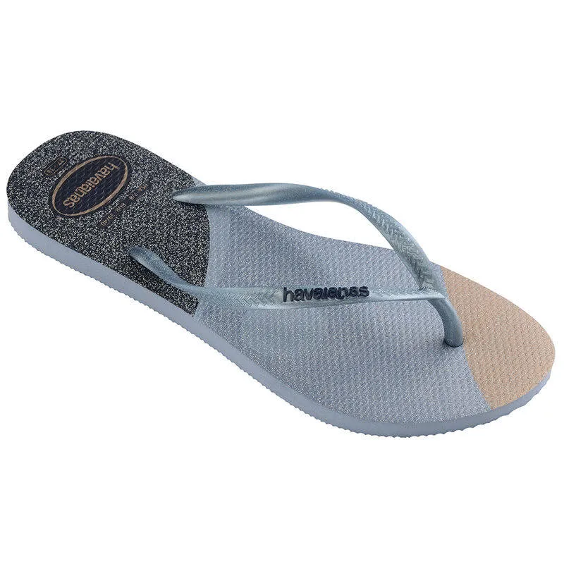 Havaianas Womens Slim Palette Glow Ashley Blue