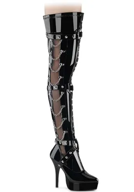 INDULGE-3026 [Black Patent] | BOOTS [PREORDER]