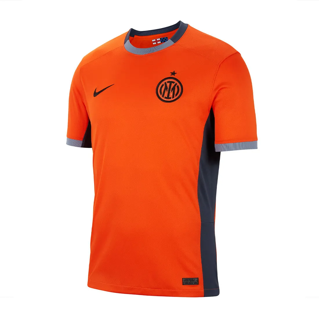 INTER MILAN 2023/24 STADIUM THIRD MEN'S NIKE DRI-FIT FOOTBALL JERSEY ORANGE