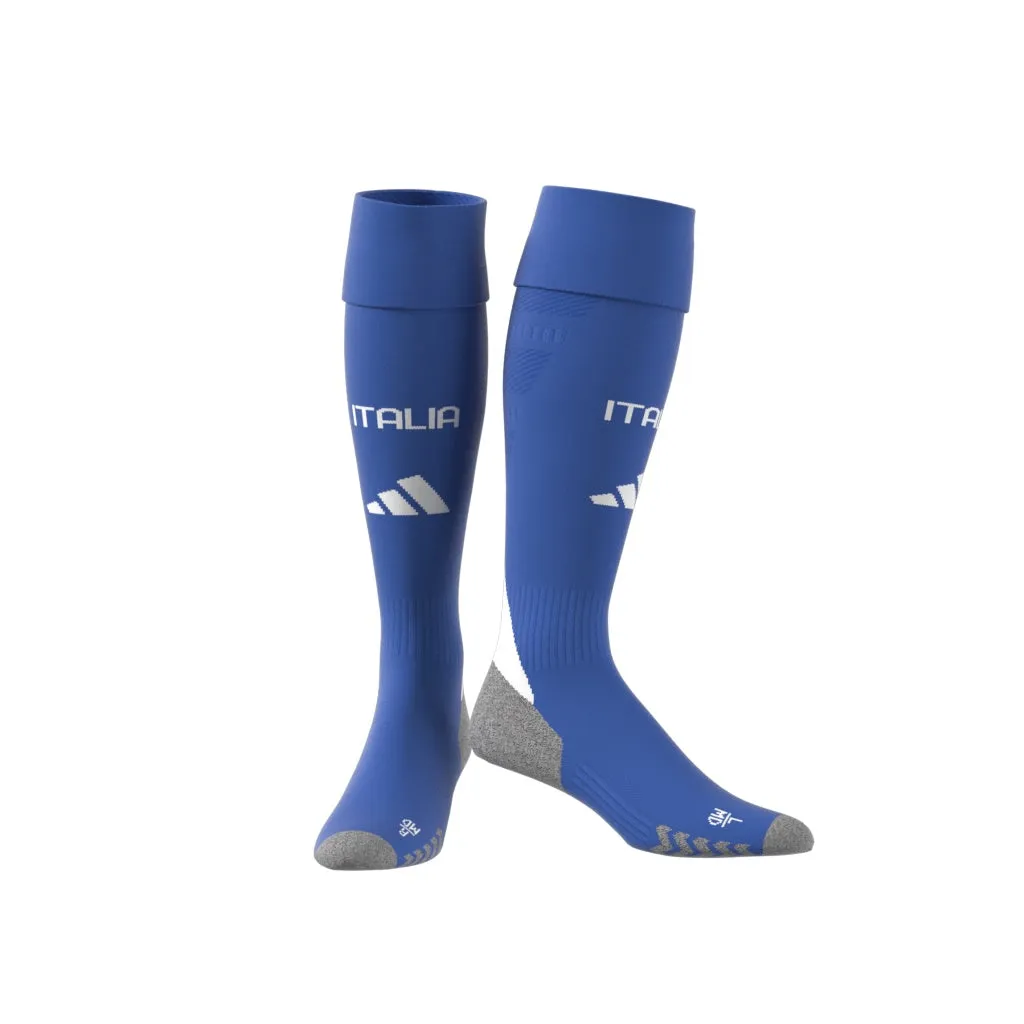 Italy 2024 Adidas Home Socks Blue