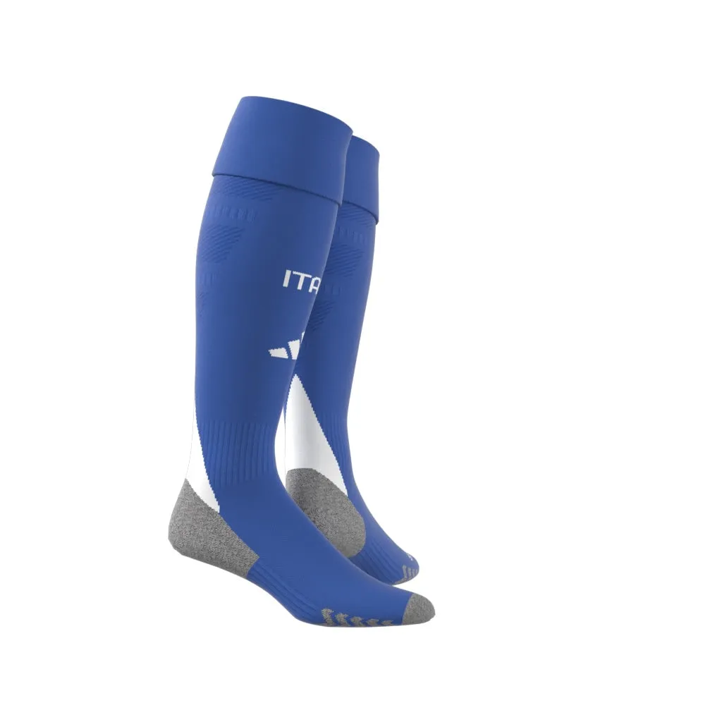 Italy 2024 Adidas Home Socks Blue