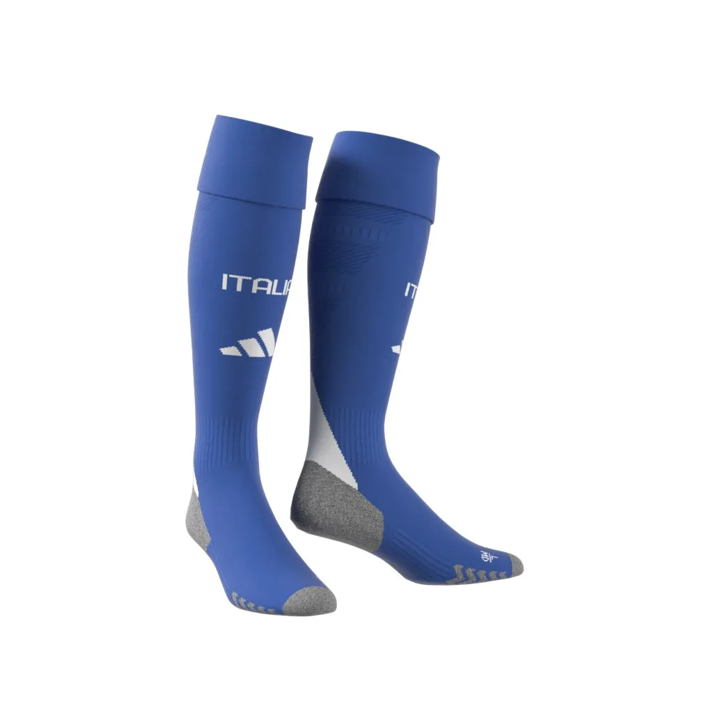 Italy 2024 Adidas Home Socks Blue