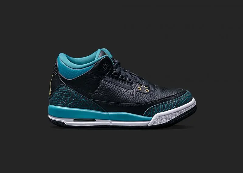 JORDAN - Girl - GG Retro 3 - Gold/Teal