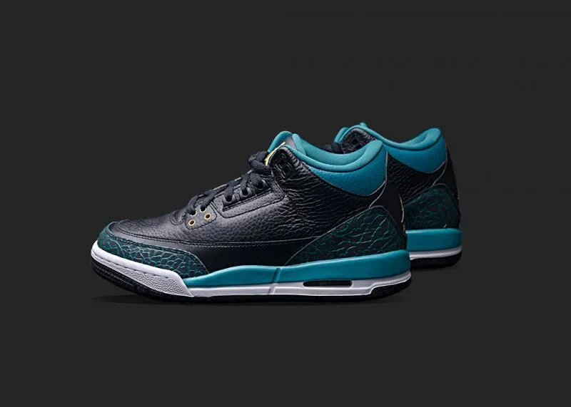 JORDAN - Girl - GG Retro 3 - Gold/Teal