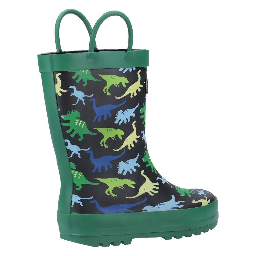 Kids Sprinkle Junior Wellingtons Boots Dinosaur