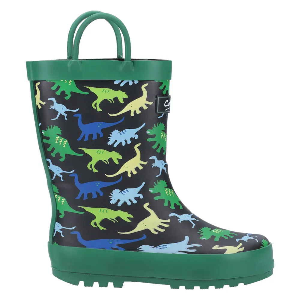 Kids Sprinkle Junior Wellingtons Boots Dinosaur