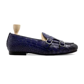 Medellin - Men's Blue Calf Leather Loafer