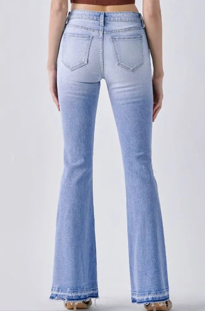 Mid Rise Super Flare by Cello Jeans