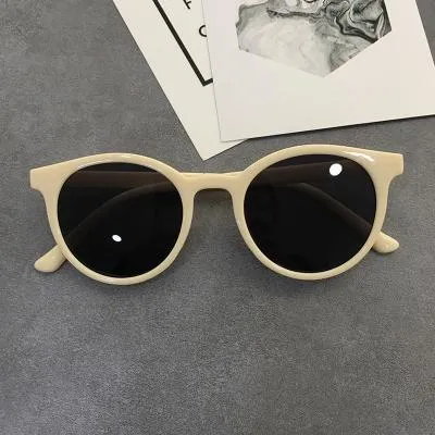 Mirror Shades Round Trendy Sunglasses