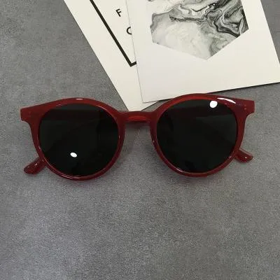 Mirror Shades Round Trendy Sunglasses