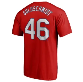 MLB St. Louis Cardinals Paul Goldschmidt Nike Name & Number Tee - Red