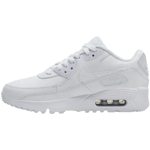 Nike Kid's Air Max 90 LTR Shoes - White / Pink Foam