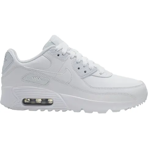 Nike Kid's Air Max 90 LTR Shoes - White / Pink Foam