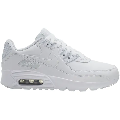 Nike Kid's Air Max 90 LTR Shoes - White / Pink Foam