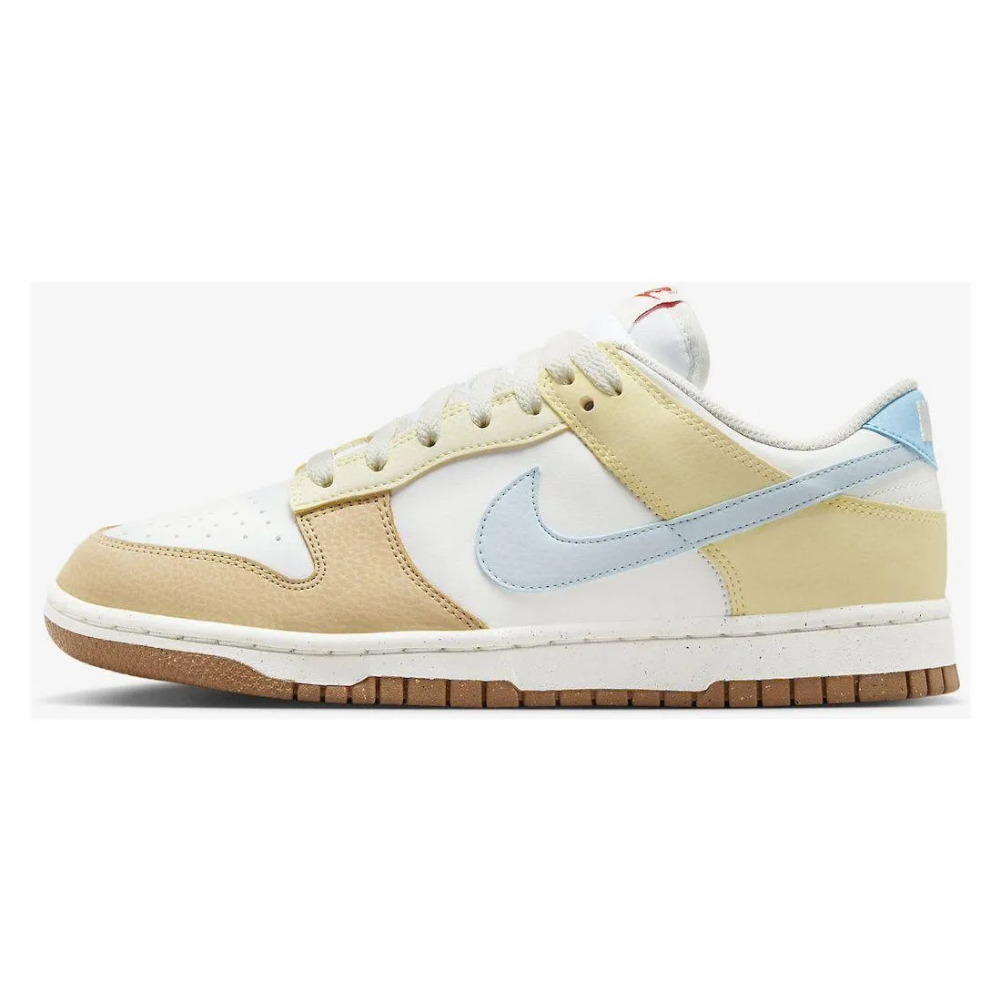 Nike Women's Dunk Low Shoes - Summit White / Aquarius Blue / Soft Yellow / Glacier Blue