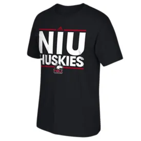 Northern Illinois Huskies Adidas Black Dassler Go-To Tee