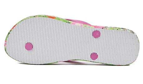 Poppy & Cosmos Beach Flip Flops