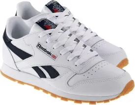 Reebok Junior Classic Leather White Collegiate Navy