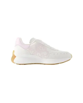 Sprint Runner Sneakers - Leather - White