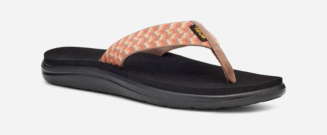 Teva Womens Voya Flip Paint Tracks Caribou