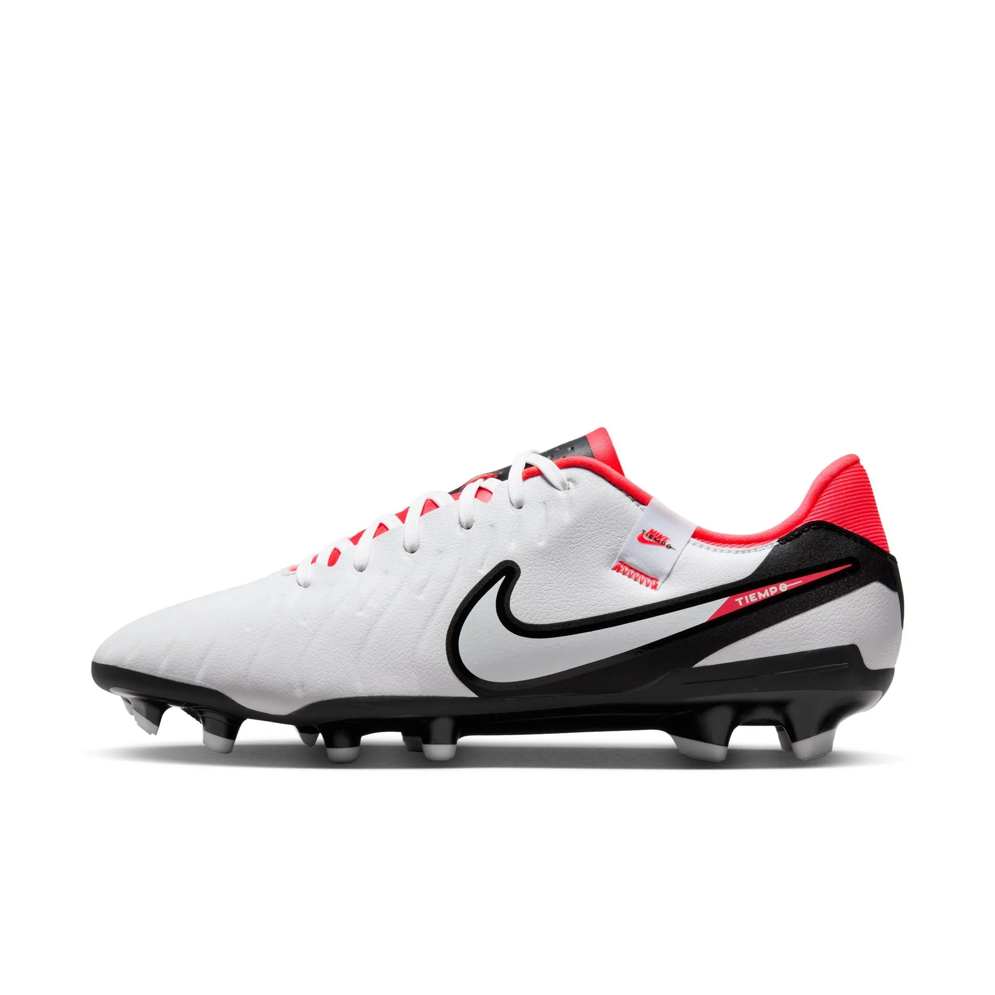 Tiempo Legend 10 Academy FG/MG [White/Bright Crimson/Black]