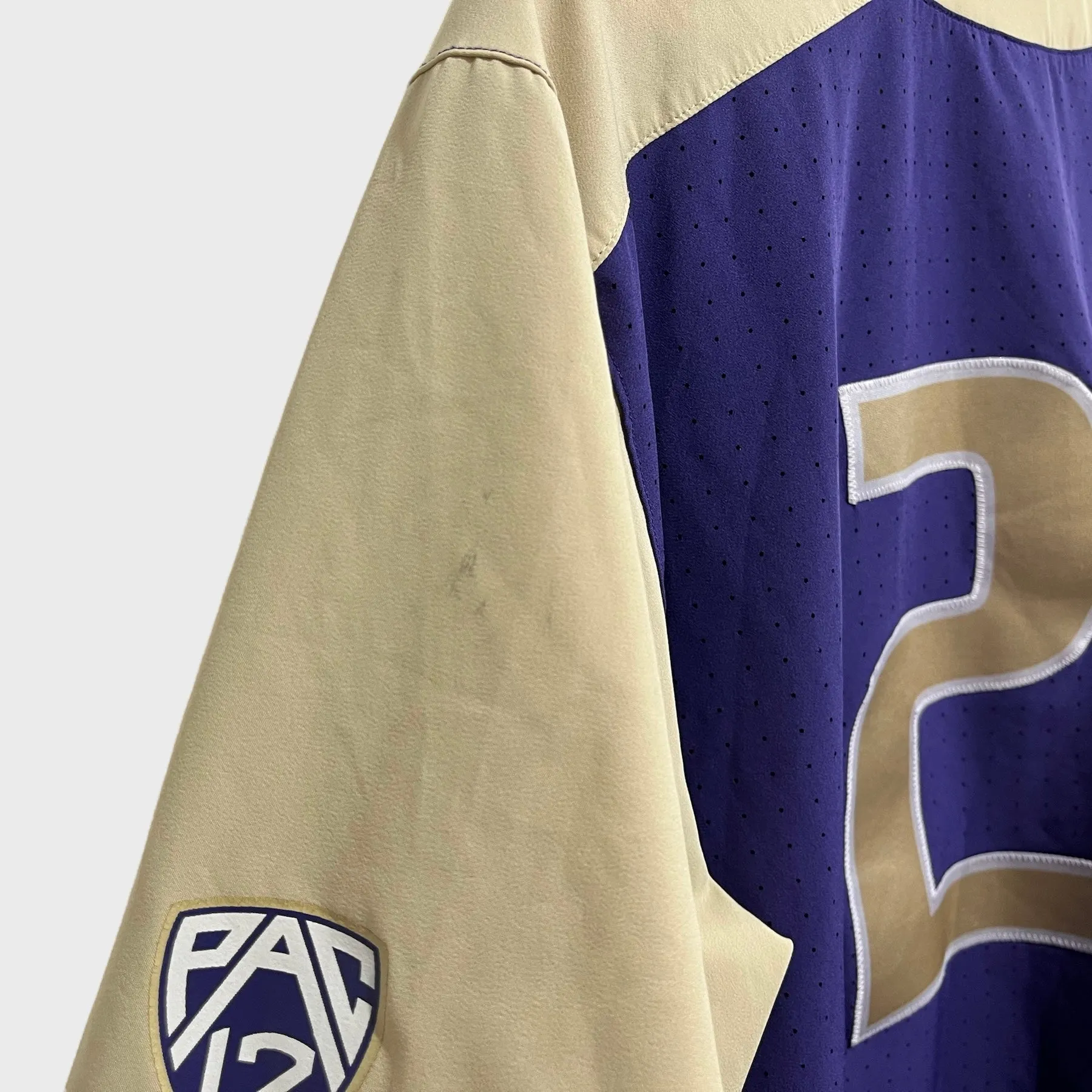 Washington Huskies Baseball Game Worn Warmup Jersey L