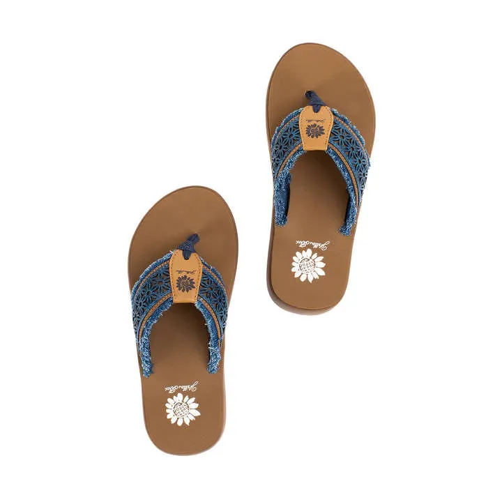 Yellow Box Womens Griffon Sandal Navy