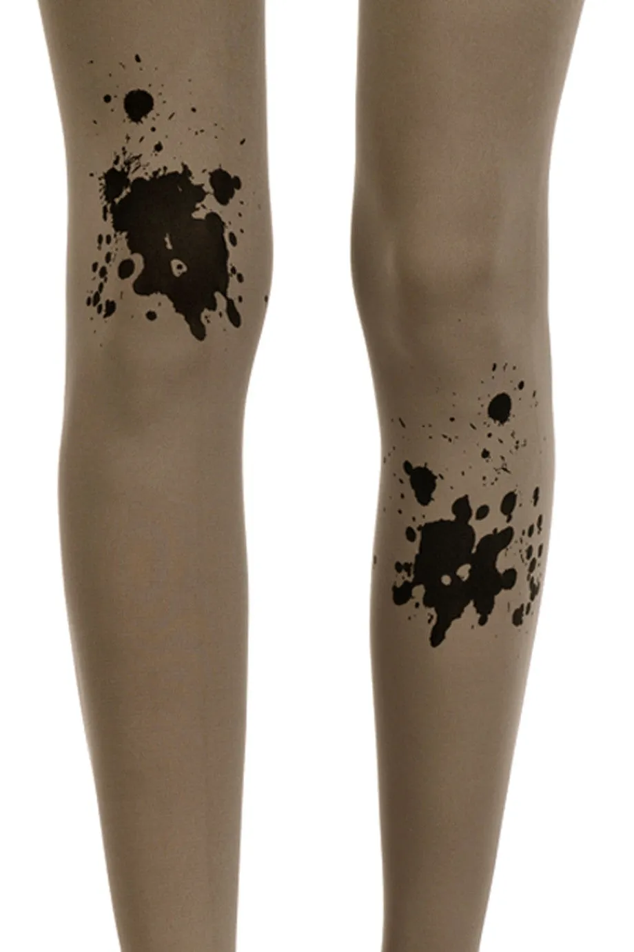 ZOHARA SPLASH Grey Beige Black Tights